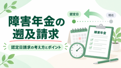 障害年金の遡及請求｜障害認定日と過去の状態を確認するポイント